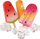 Set lodrash akullore Hape Popsicles, 6 copë, shumëngjyrëshe