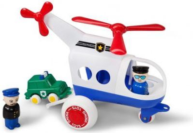 Helikopter policie lodër Viking Toys, 25-28 cm