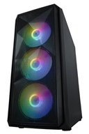 Kuti kompjutri VeinX ME19A Mid Tower, 4x 120mm ARGB, USB 3.0, e zezë