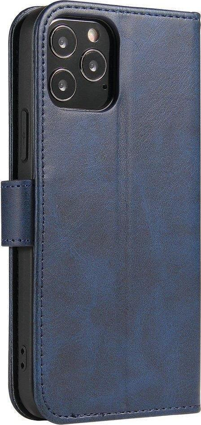 Këllëf telefoni Hurtel Magnet, tip libër, për Xiaomi Poco M4 Pro 5G, blu