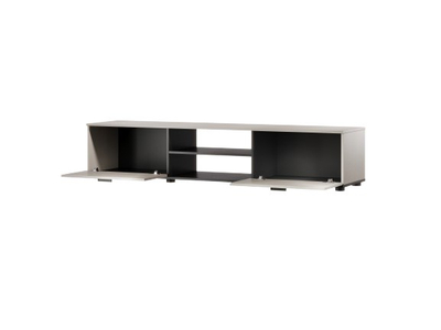 Kabinet TV Cama Meble SOHO 180x43x37 cm, cashmere dhe i zi