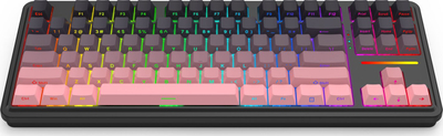 Tastierë gaming Redragon K728 PRO, mekanike TKL 80% pa tela, LED, e zezë