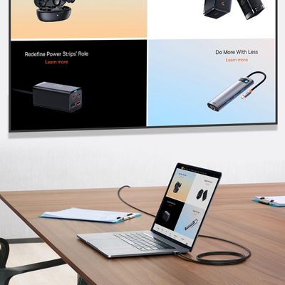 Kabllo HDMI Baseus 4KHD, 1m, High Speed, e zezë