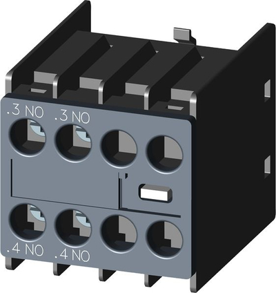 Kontakt ndihmës Siemens 3RH2911-1HA20, 2NO, montim frontal
