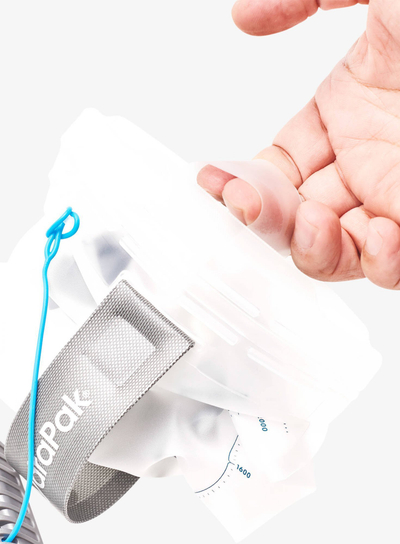 Qese uji Hydrapak Contour, rezervuar hidratimi 2L, transparente
