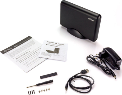 Надворешно куќиште за тврда диск единица FANTEC DB F35U3, 3.5", USB 3.0, црно