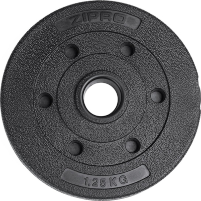 Peshë fitnesi Zipro, 1.25 kg/31 mm, e zezë