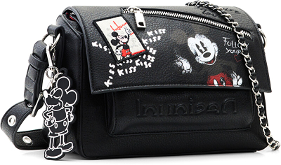 Çantë krahu Desigual Bag Mickey, e zezë