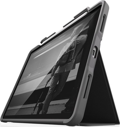 Mbrojtëse tablet STM Dux Plus, për iPad Air 10.9" 2022 2020, standard MIL-STD-810G, e zezë