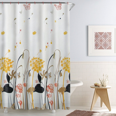 Perde dushi Thema_lux SHOWER CURTAIN SSYP4, 180x180 cm, shumëngjyrëshe