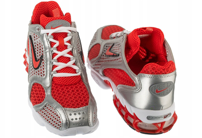 Atlete Nike Air Zoom Spiridon Cage 2 për meshkuj, Track Red White Metallic Silver