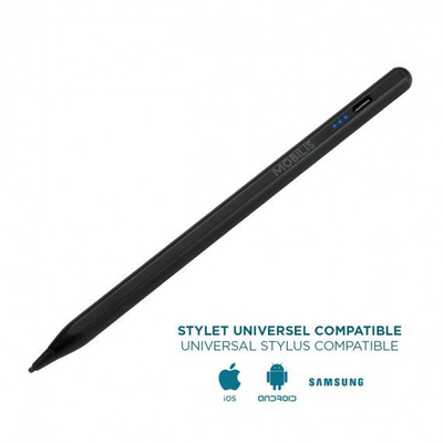 Stilolaps universal për tablet Mobilis, majë e hollë, i zi