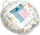 Jastëk gjidhënie Sensillo Velvet Emerald Peach, ergonomik, kadife, shumëngjyrësh