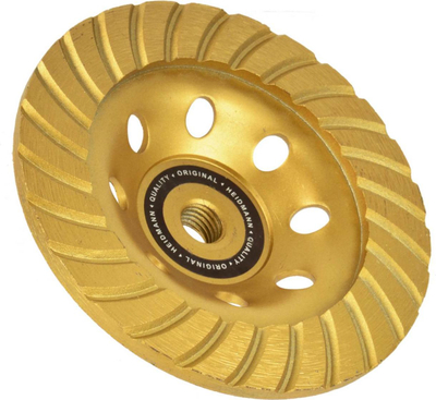 Disk bluarës me diamant GEKO TURBO, 125mm, M14