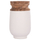 Vazo dyshemeje dekorative LINTER HM4662.02S, fiber cement, 34x60cm, e bardhë dru teak