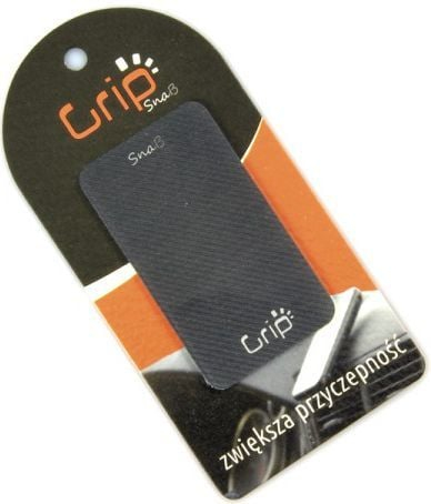 Аксесоар за телефон Snab Grip Stand, мини-подлога против лизгање, црна