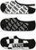 Set çorape Vans Brand Striper Canoodles, nr 31.5 - 36
