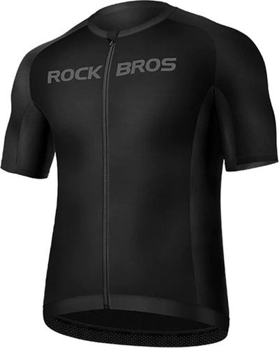 Bluzë çiklizmi Rockbros me mëngë të shkurtra, XXL, e zezë