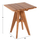 Tavolinë katrore Leo 60×60×75 Hcm (HM9860.11)