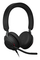 Kufje me kabllo Jabra Evolve2 40 SE, stereo, USB C, të zeza