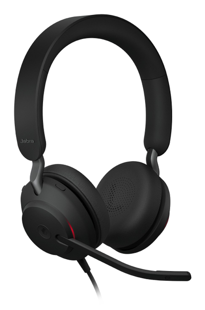 Kufje me kabllo Jabra Evolve2 40 SE, stereo, USB C, të zeza