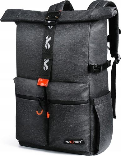 Çantë shpine fotografike K&F Concept KF13.096V1, 20L, për kamerë dhe laptop 15", gri