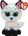Lodër pelushi TY Beanie Boo Atlas Fox, madhësia medium, shumëngjyrëshe