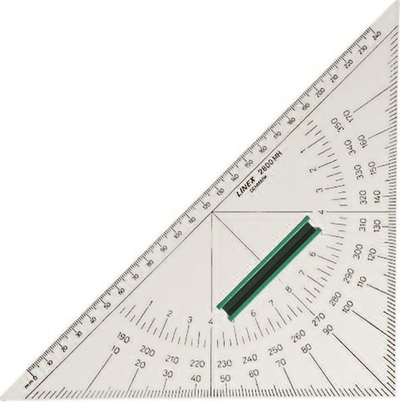 Busull detare Linex Nautical Protractor 2800MH, 28cm, transparente me dorezë