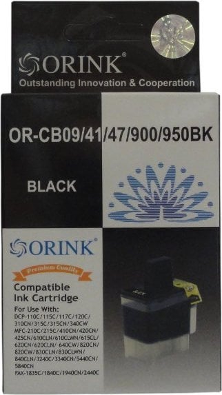 Kasetë boje Orink Brother LC900BK, zëvendësuese, 24 ml, e zezë
