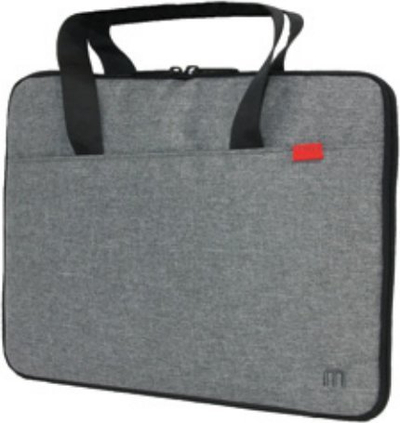 Hesë për laptop Mobilis Trendy Sleeve, 14", rezistente ndaj ujit, zezë gri