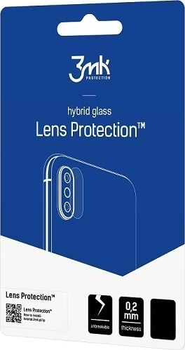 Mbrojtës kamere 3MK Lens Protect për Motorola Moto G10, xham hibrid 0.2mm, set me 4 copë, transparent