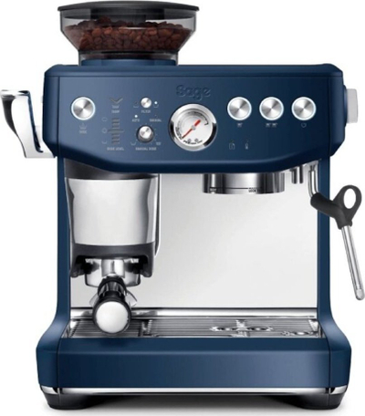 Makina kafeje Sage Barista Express Impress SES876DBL, 15 bar, me mulli të integruar, blu