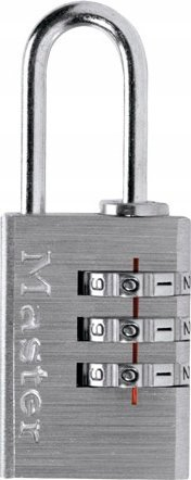 Dry me kod Master Lock 1547D, 20mm, 3 shifra, alumin