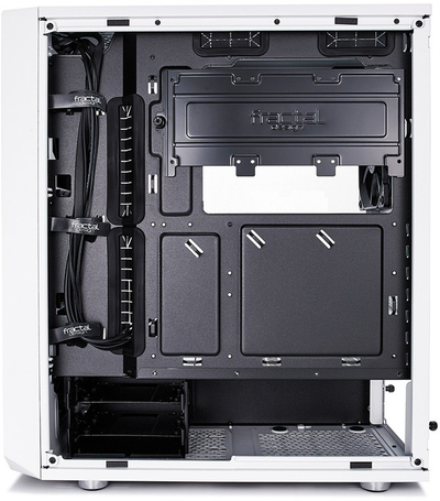 Kasë kompjuteri Fractal Design Meshify C, me xham, e bardhë