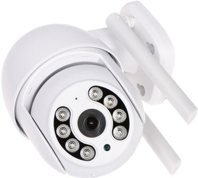 Kamerë IP e jashtme APTI W41S2 Tuya, 4MP, Wi Fi, e bardhë