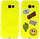 Mbrojtëse telefoni Puro Patch Mania për Samsung Galaxy A3 2017, TPU fleksibël, set me 5 ngjitëse, e verdhë