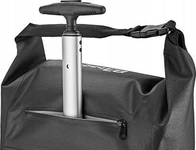 Çantë biçiklete B&amp;W B3 Bag, 35L, që s’e merr uji, e zezë