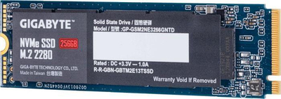 Disk Gigabyte 256 GB M.2 2280 PCI-E x4 Gen3 NVMe SSD (GP-GSM2NE3256GNTD)