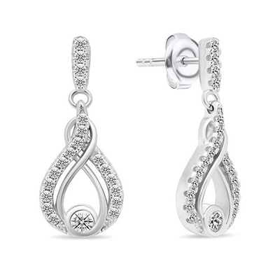 Сет накит Brilio Silver SET223W – обетки + привезок