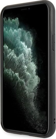 Këse telefoni Mercedes Benz Wood Line Walnut për iPhone 11 Pro Max, kafe