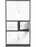 Метален орман Office Cabinet Filip II, за документи, антрацит и бел