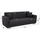 Divan-Shtrat 3 ulëse, 215×80×77 cm HM3240.03, gri