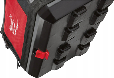 Çantë veglash Milwaukee Packout Tote, 500mm, material balistik, e kuqe