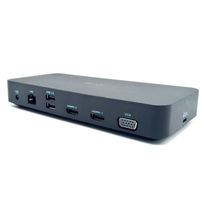 Докинг станица i-tec USB 3.0 USB-C Thunderbolt, 3 видео порти, Power Delivery 65W, црна