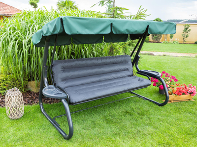 Jastëk kopshti Hobbygarden ANIA, 150 cm, për luhatëse, gri
