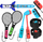 Set aksesorësh JYS NS236 për Nintendo Switch, 9 në 1, plastike ABS, shumëngjyrësh