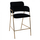 Stol velvet + metal 54×58×95 cm (HM8735.04), zezë/ ari