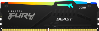 RAM Kingston Fury Beast DDR5, 8GB, 6000MHz RGB, i zi