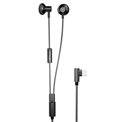 Kufje in ear HiFuture Mi5, USB C, drejtues 14 mm, të zeza