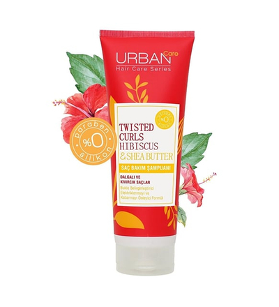 Shampo për fokë kaçurrela Urban Care, Hibiscus & Shea Butter, 250 ml